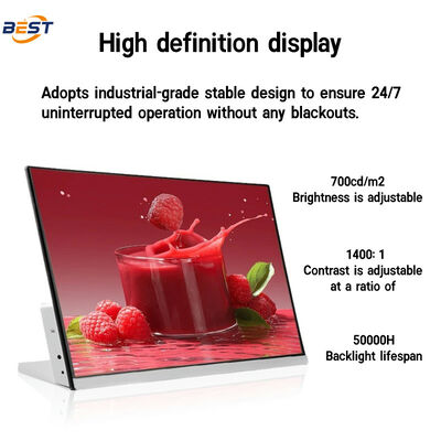 Commercieel digitaal menu-display met 23,8 inch/21,5 inch pixel pitch en aanpasbaar High-Definition-systeem