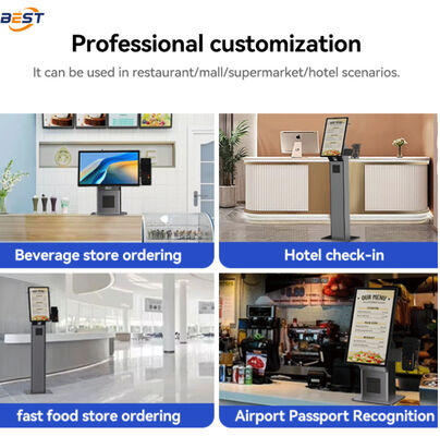 Aanpasbaar logo All-in-One POS-systeem met 21,5 inch scherm en Intel Core i5 CPU voor Retail en Restaurant