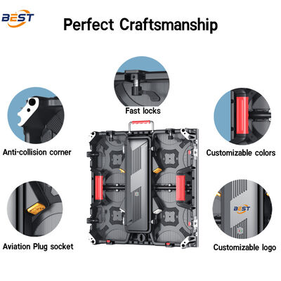 Mobiele interactieve LED verhuur display reclame signage cloud control tegeld video wall