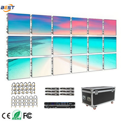 Indoor LED Huur Display Scherm P0.9/P1.25/P1.86/P2.5/P3.91 Wandpaneel Matrix Op Maat