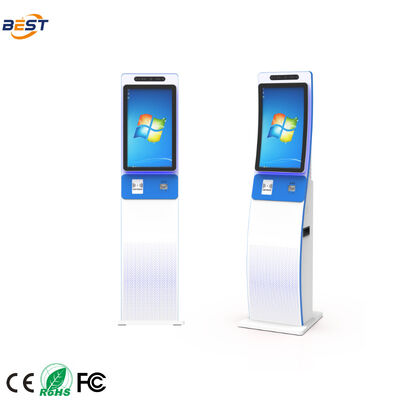 Interactieve POS-kiosk met 4K-scherpheidsscherm 50.000 uur levensduur en 10-punts capacitieve aanraking voor zelfbediening