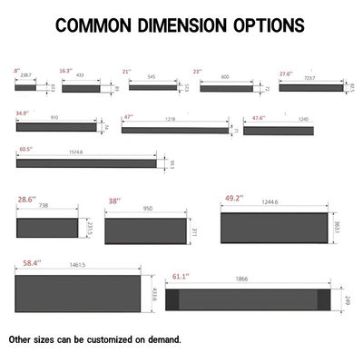 Stretched Bar LCD Display from 16.2 Inch