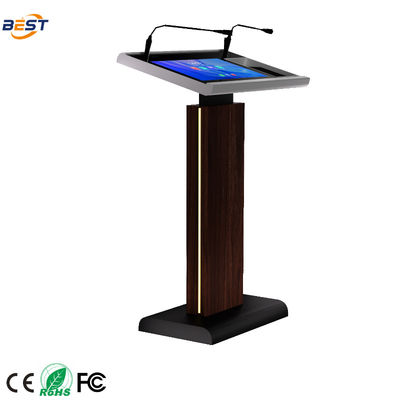 Digitaal podium met multi-punten folieaanraakresolutie 560 * 1920 en 256 GB Solid State Drive Smart Lessenaar