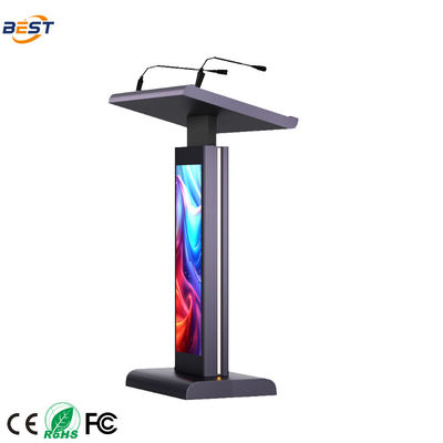 21.5 inch Touchscreen Multimedia Podium met Multi Points Foil Touch en 8Ω ingebouwde luidsprekers