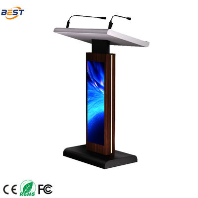 21.5 inch Display Digitaal Podium met Multi Points Foil Touch en 256GB Solid-State Drive Smart Lectern