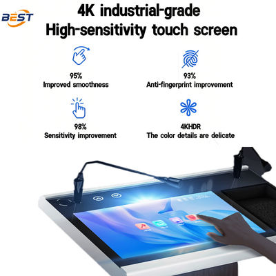 21.5 inch Touchscreen Multimedia Podium met Multi Points Foil Touch en 8Ω ingebouwde luidsprekers