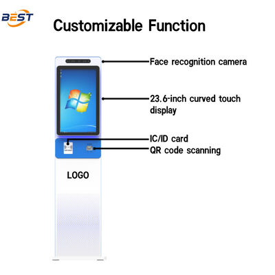 21.5/27 inch selfservice kiosk met Android/Windows OS en 10-punts capacitieve touchscreen