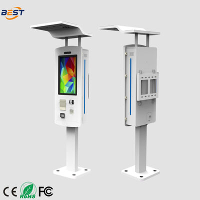 Buitenbestelkiosk met IP65 waterdichte rating, 10-punts capacitieve touch en Intel Core i3/i5/i7 processoren