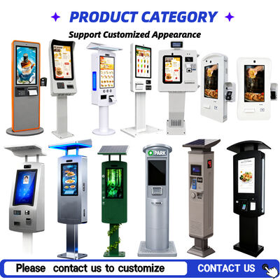 Outdoor Self Ordering Kiosk met IP65 Waterdichtheid Intel Core i3/i5/i7 Processors en 10-punts Capacitieve Touch