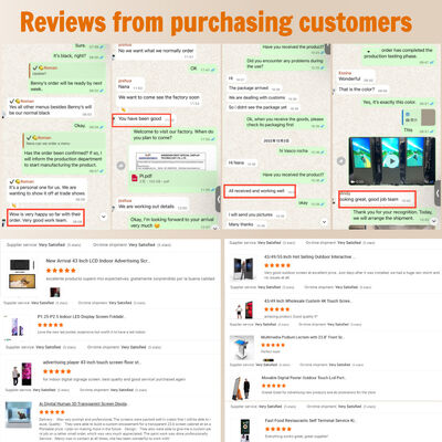 Gebogen aanpasbaar GOB LED receptiebalie met verstelbare hoogte voor bedrijven