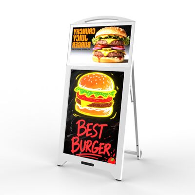 21.5" Smart Android Digital Signage Floor Standing LED Writing Board voor bedrijven binnen