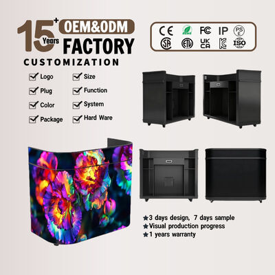 P1.8 GOB Indoor Receptie LED-display SMD1212 Plug-and-Play mobiele wielen