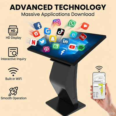 32-inch Android Touch Screen Self-Service Kiosk met 10-punts capacitieve touch voor interactieve digitale signage