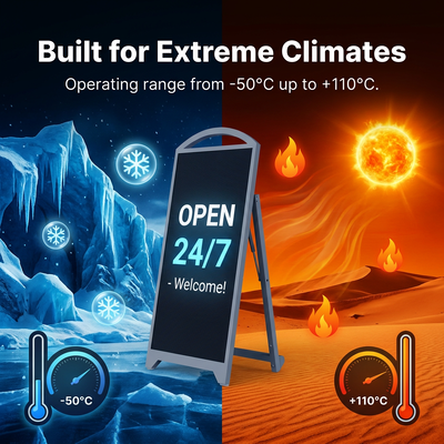 P2.5 Outdoor LED Mobile Display met 4500 nit hoge helderheid en 65.000 mAh batterij aangedreven draagbaar LED-bord
