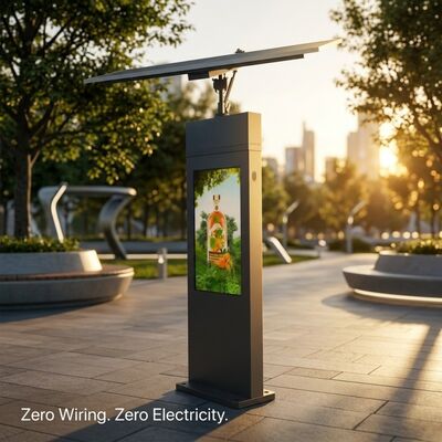 Digitale signage voor zonne-tracking | Automatische zon-tracking | IP65 | Off-grid