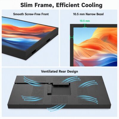 43 49 55 65 75 inch lichtbakscherm voor wandmontage 4K Android reclamedisplay 2000 nits