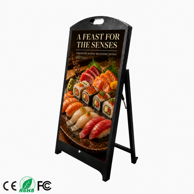 Smart Control LED Poster Display App U Disk Cloud WiFi luidspreker Buiten IP65 Digitaal Teken